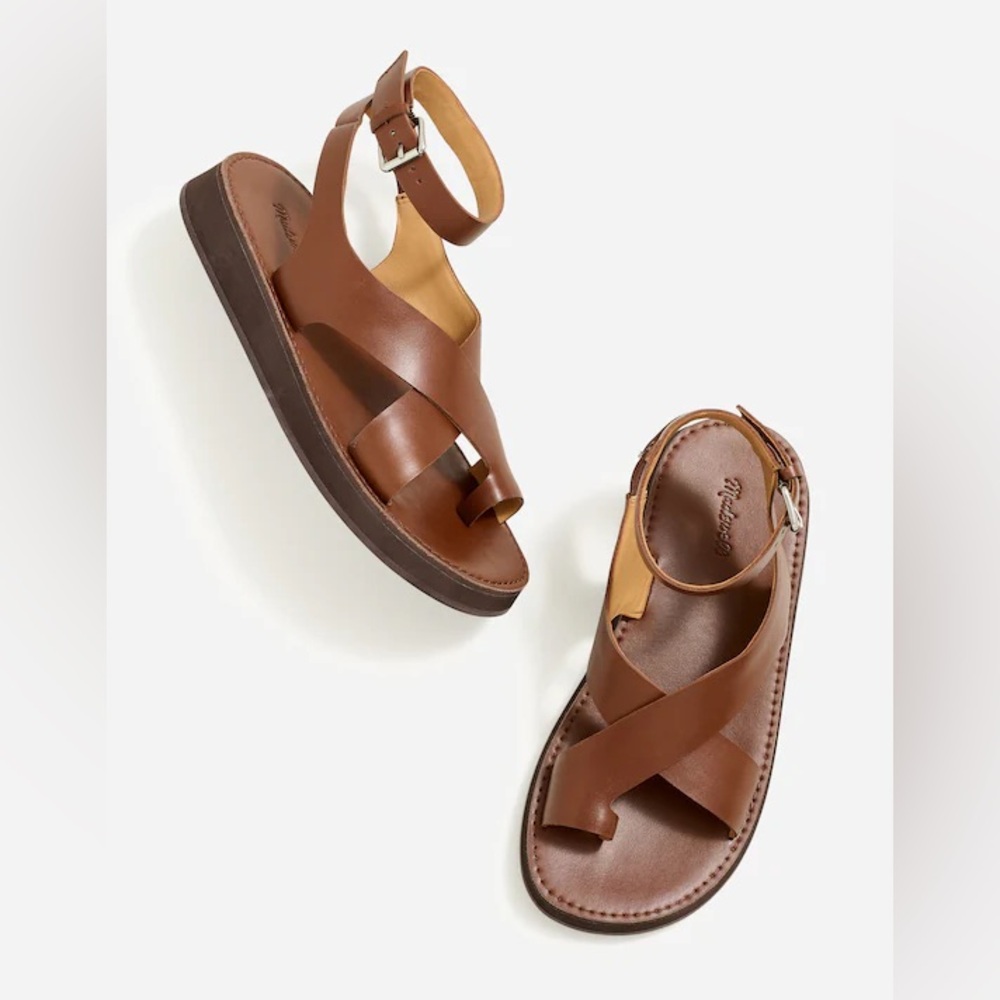 Madewell Natasha Platfom Sandal in Dark Coffee - Picture 2 of 8